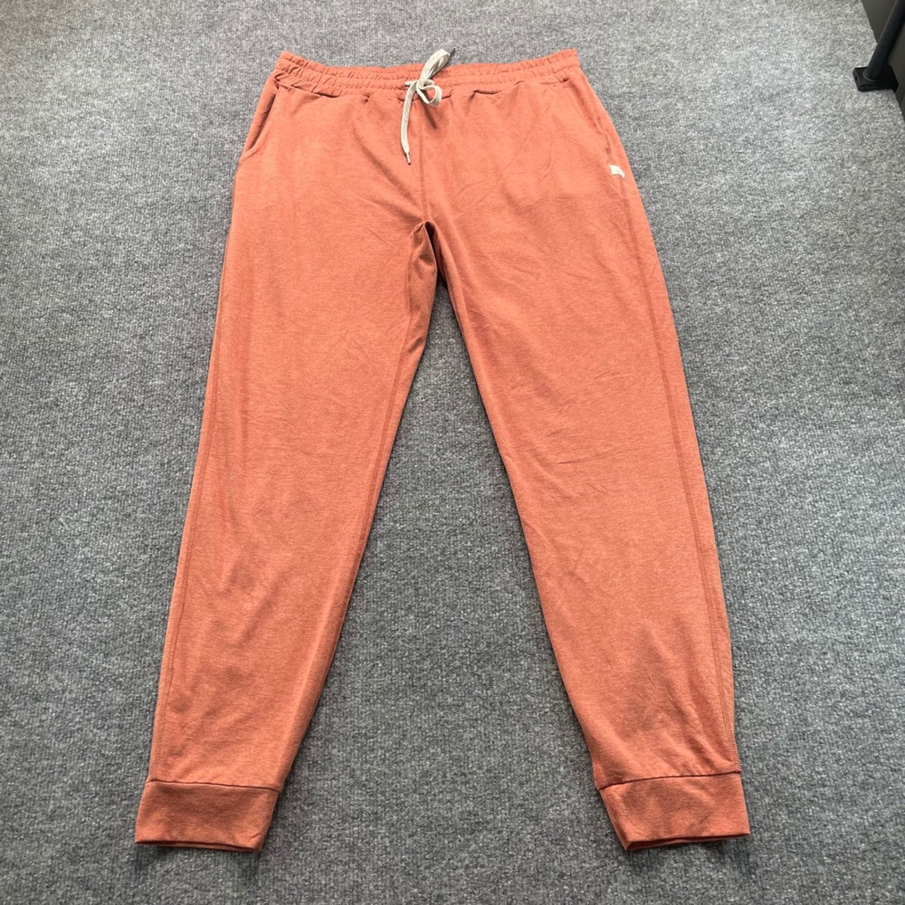 Vuori Ponto Performance Jogger Mens L Orange VW303 Heathered Clay Sweatpants